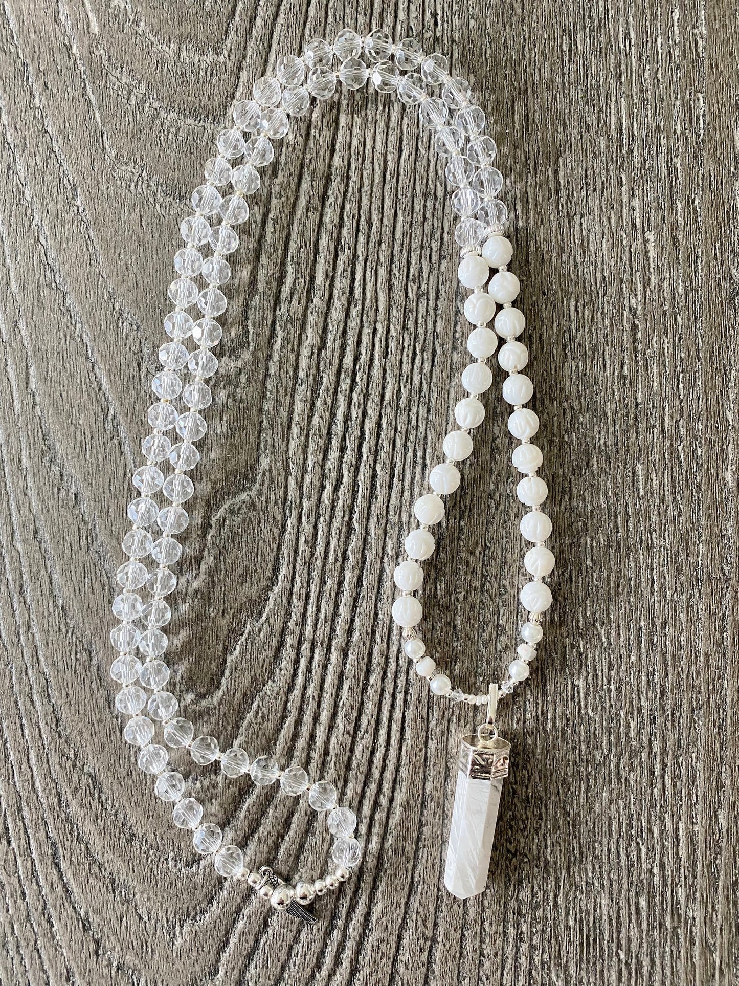 The White Flame Mala