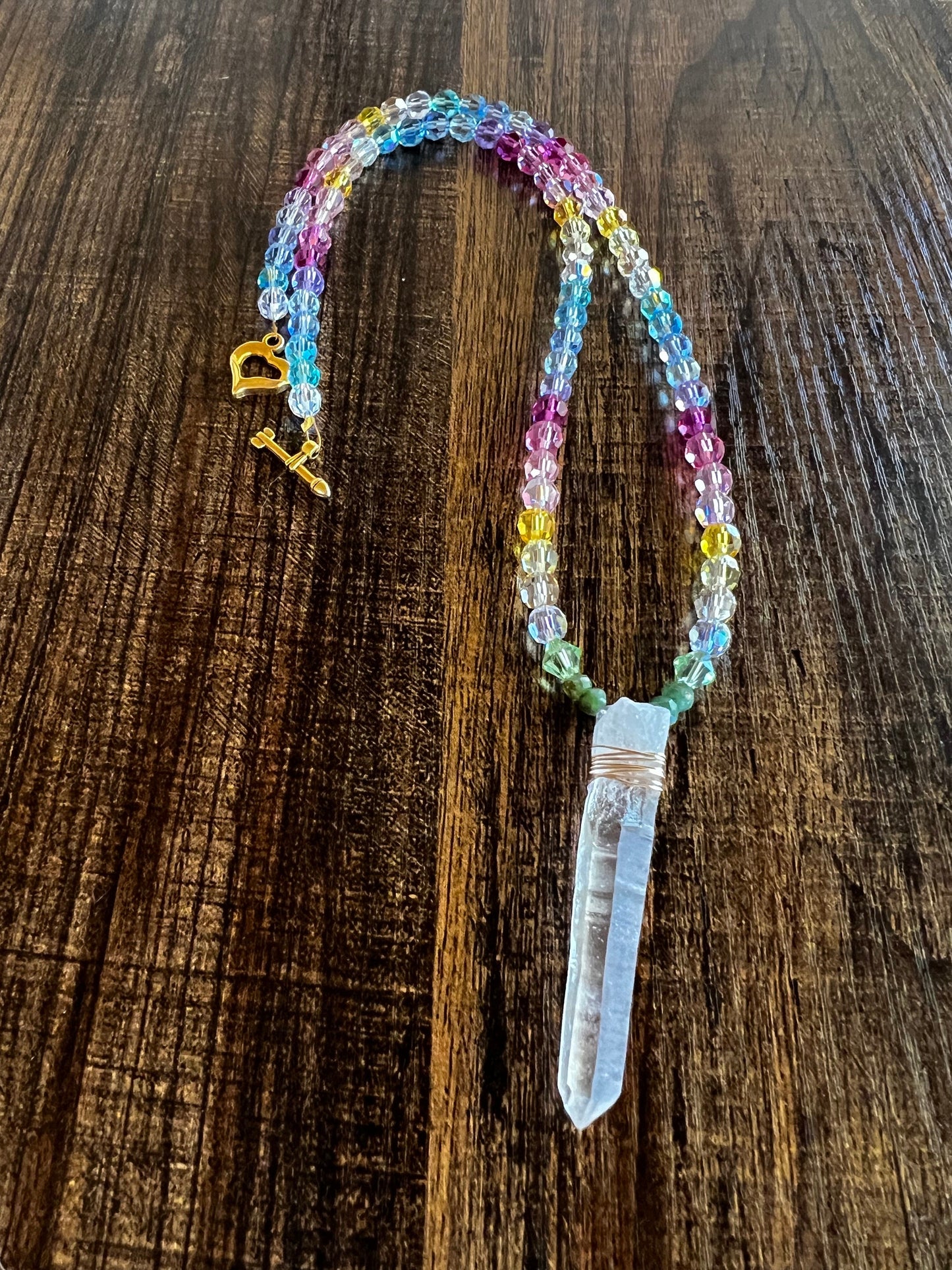 Dragon Rainbow Crystal Mala