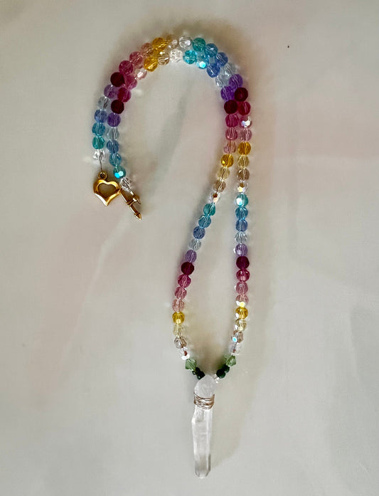 Dragon Rainbow Crystal Mala
