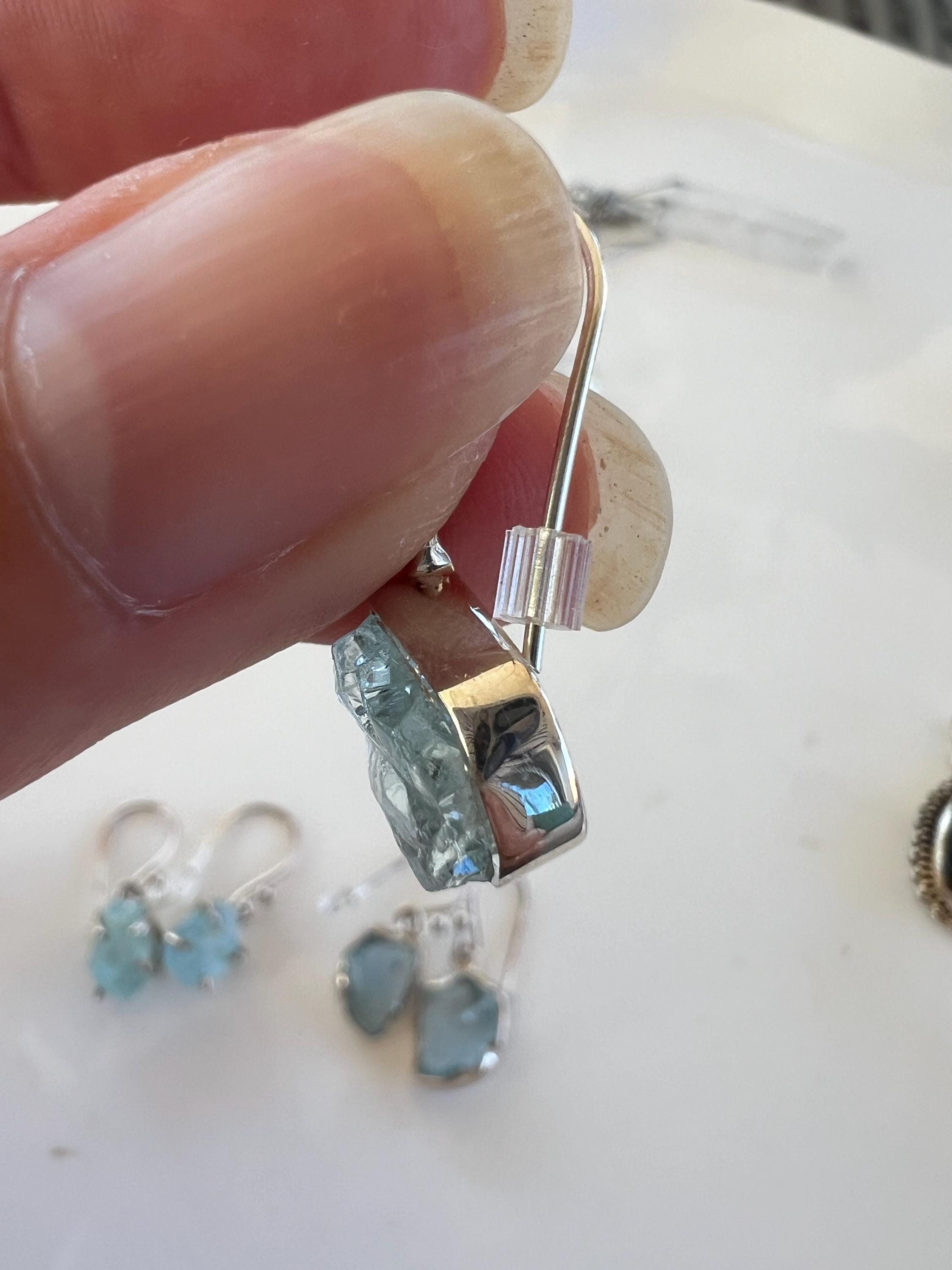 New Earth Aquamarine Earrings