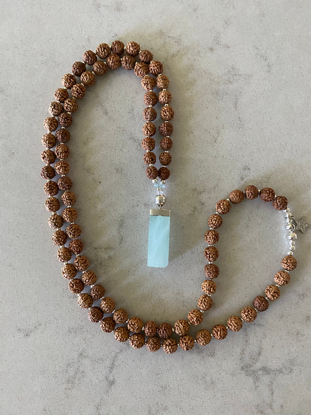 Aquamarine Arc Mala