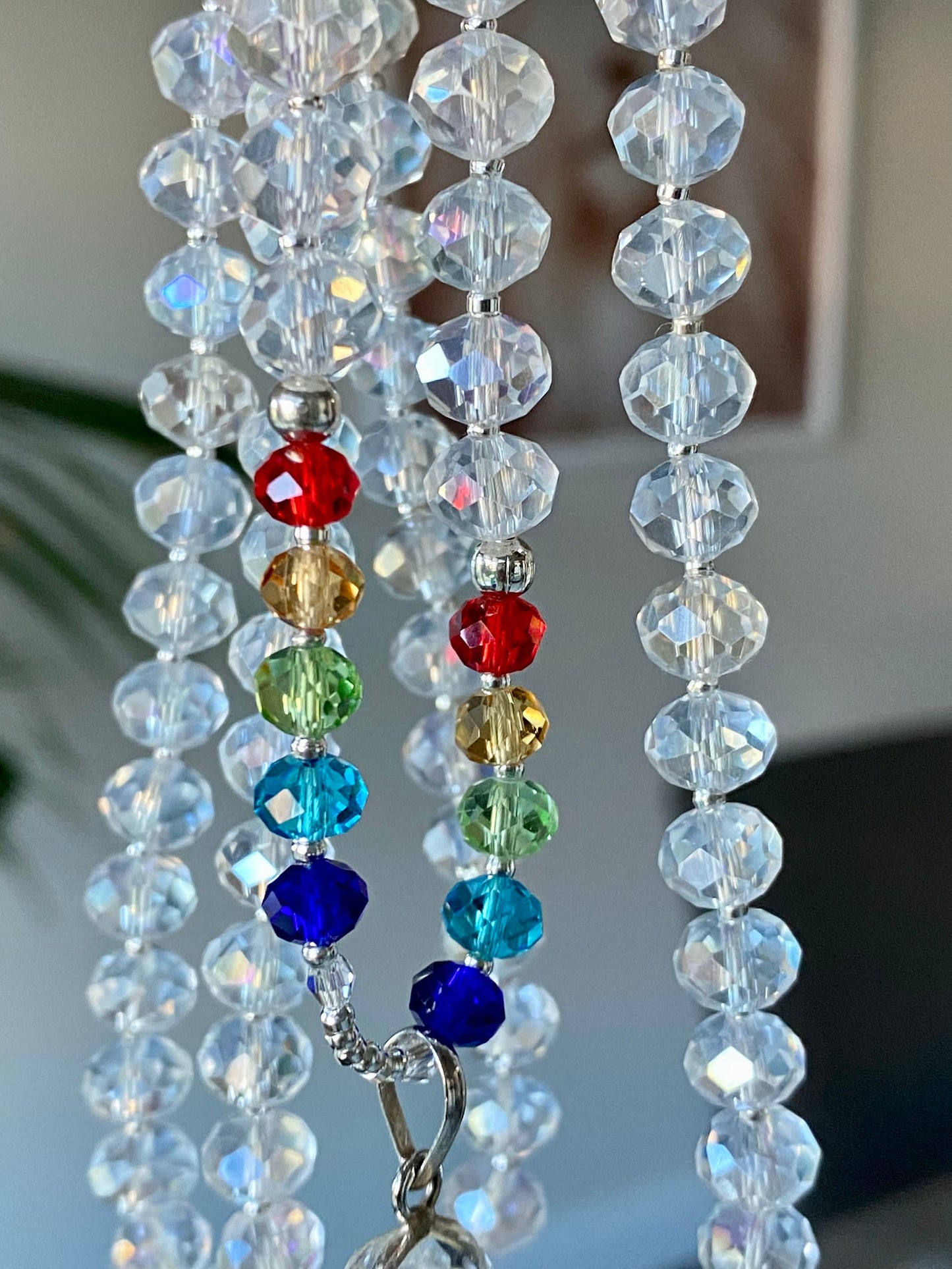 Chakra Crystal OM Mala