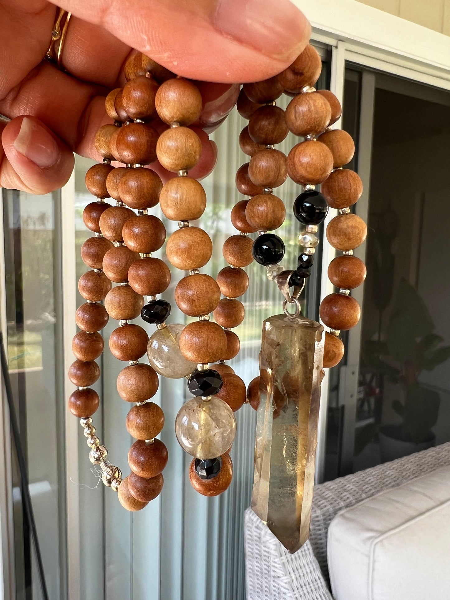 I AM Prosperous Sandalwood Mala