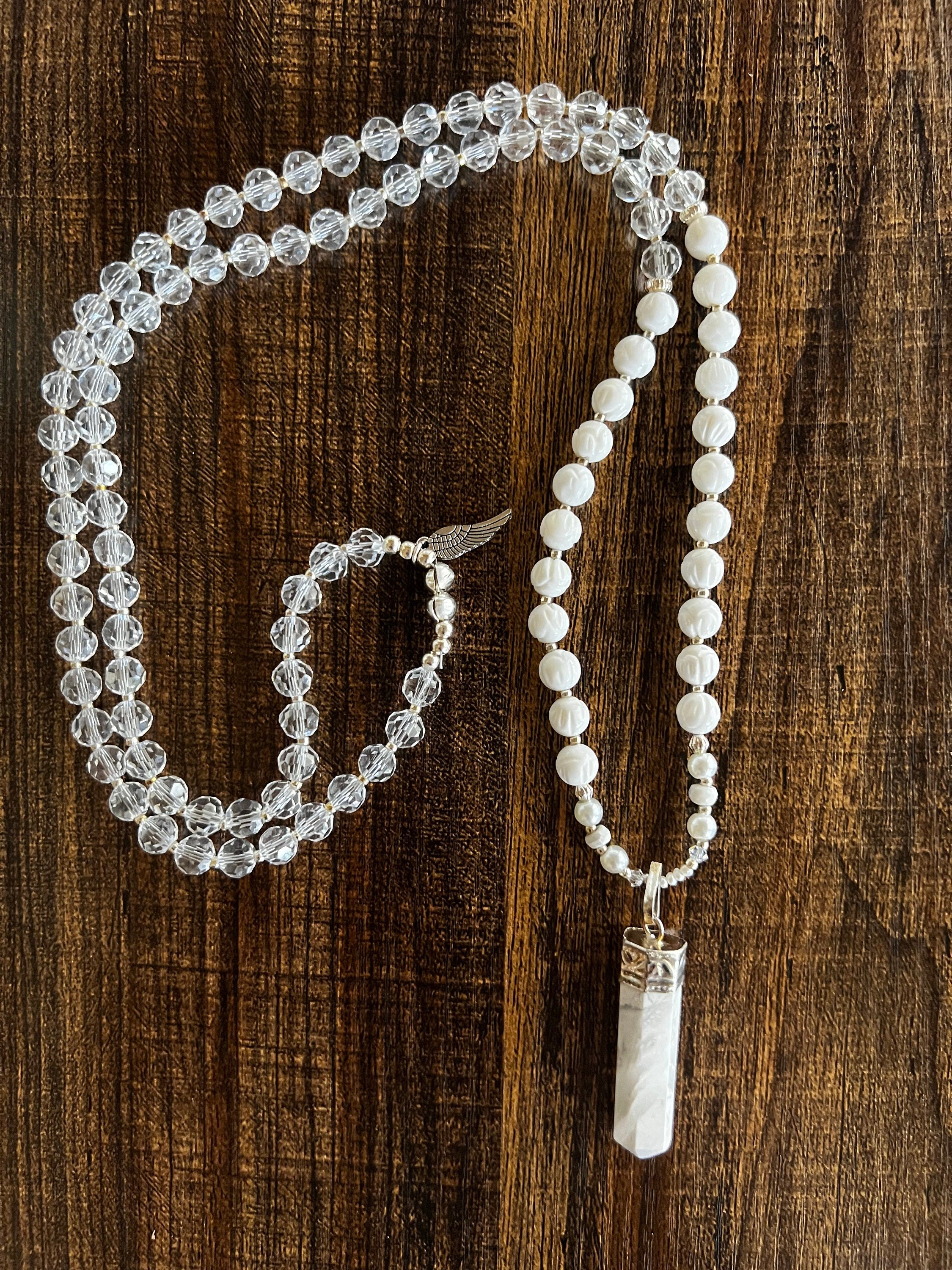 The White Flame Mala