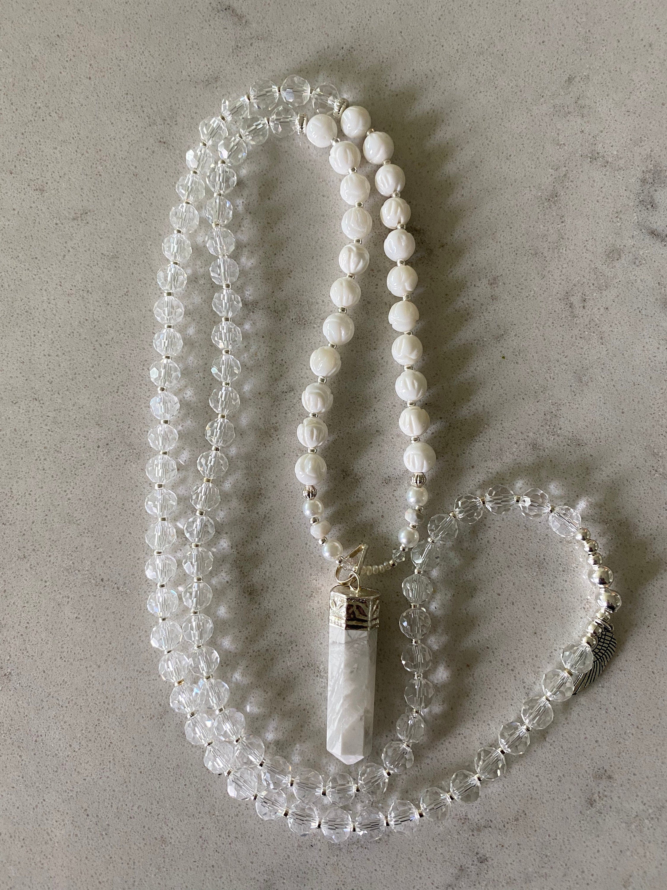 The White Flame Mala