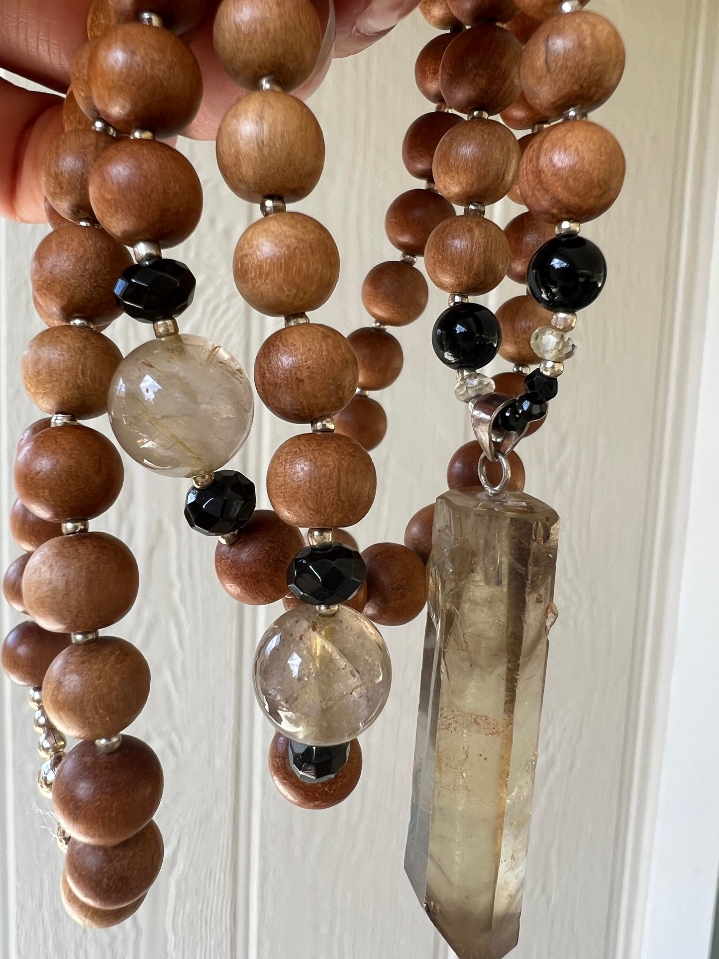 I AM Prosperous Sandalwood Mala