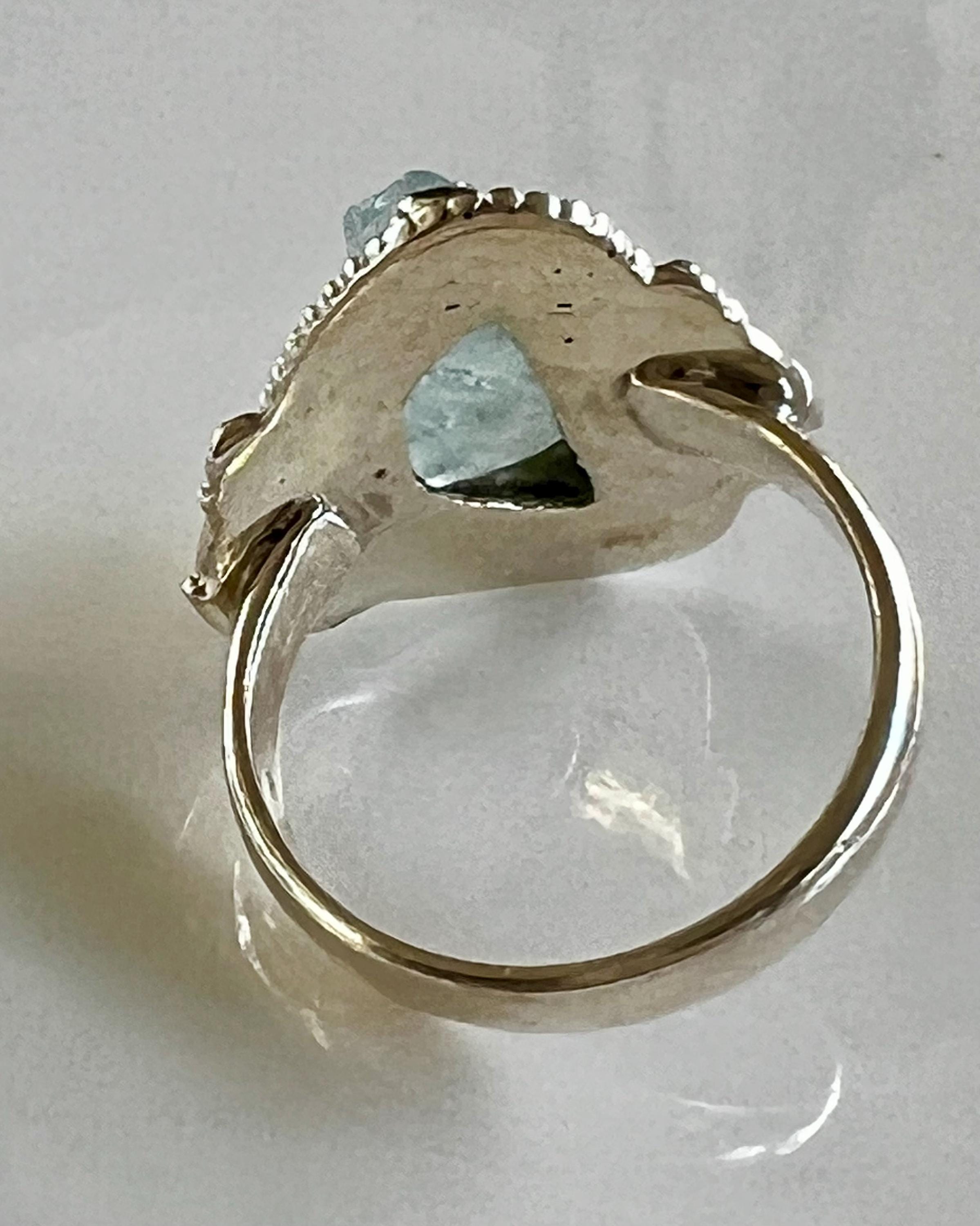 New Earth Aquamarine Ring