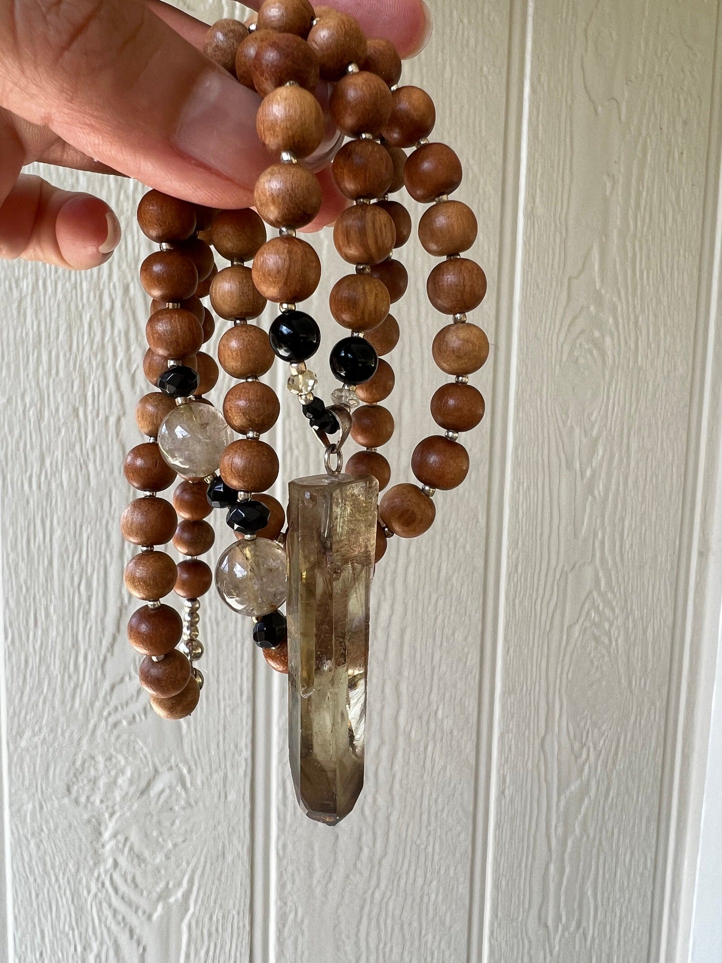 I AM Prosperous Sandalwood Mala