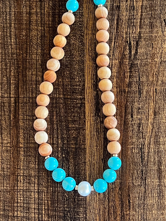 White Buffalo Calf Woman Sandalwood Mala