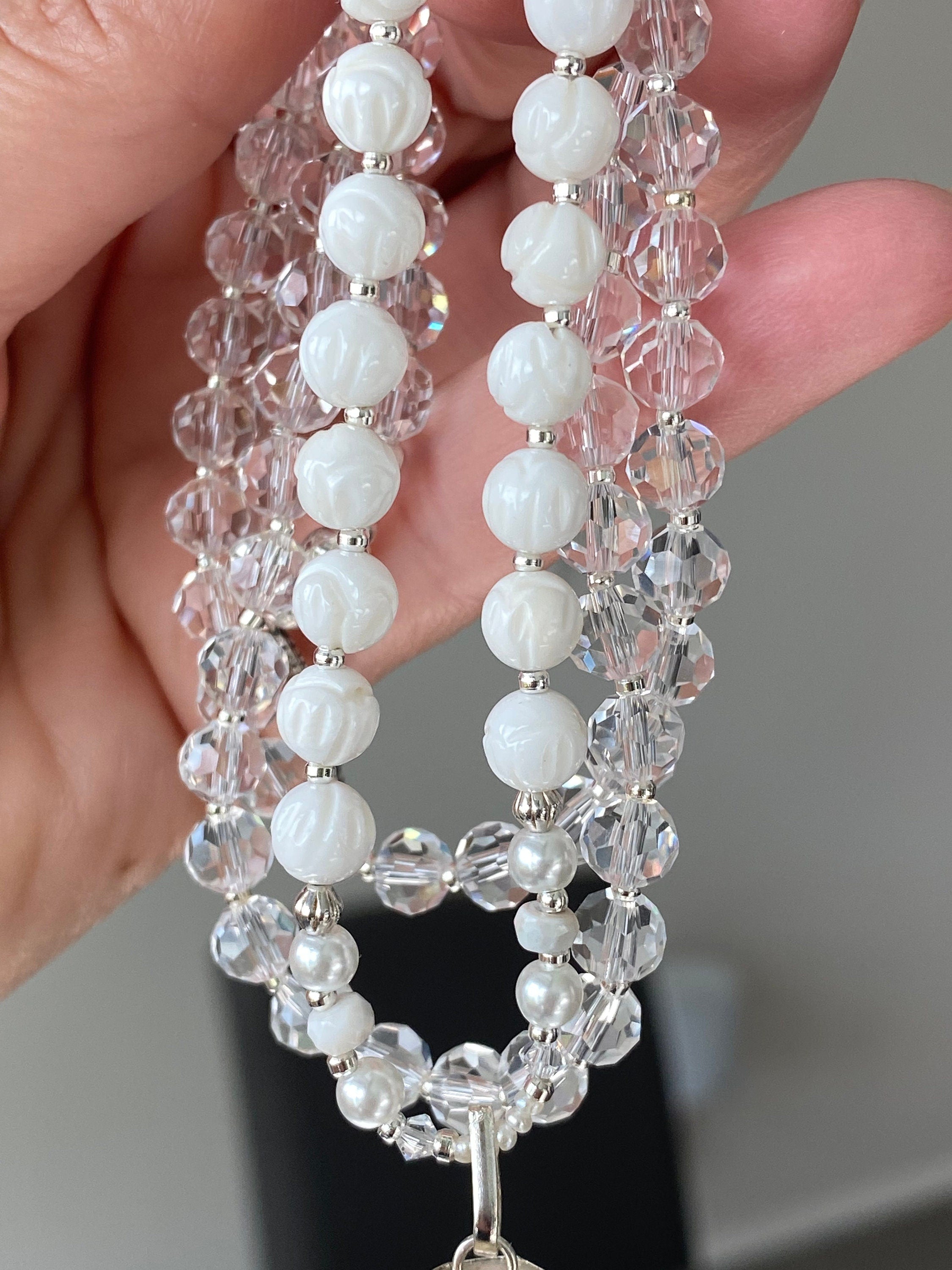 The White Flame Mala