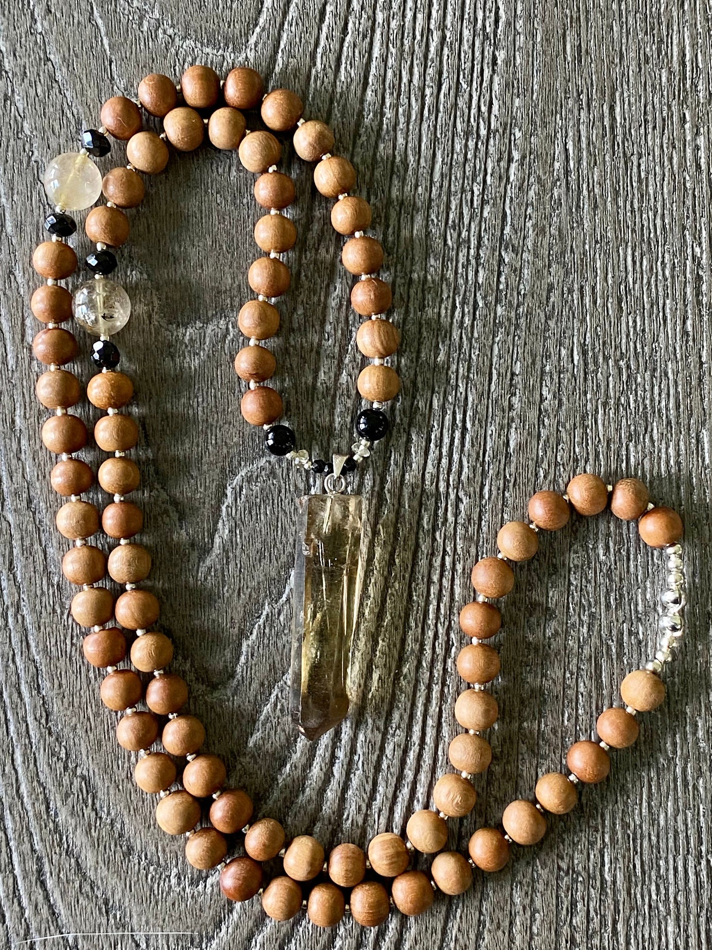 I AM Prosperous Sandalwood Mala