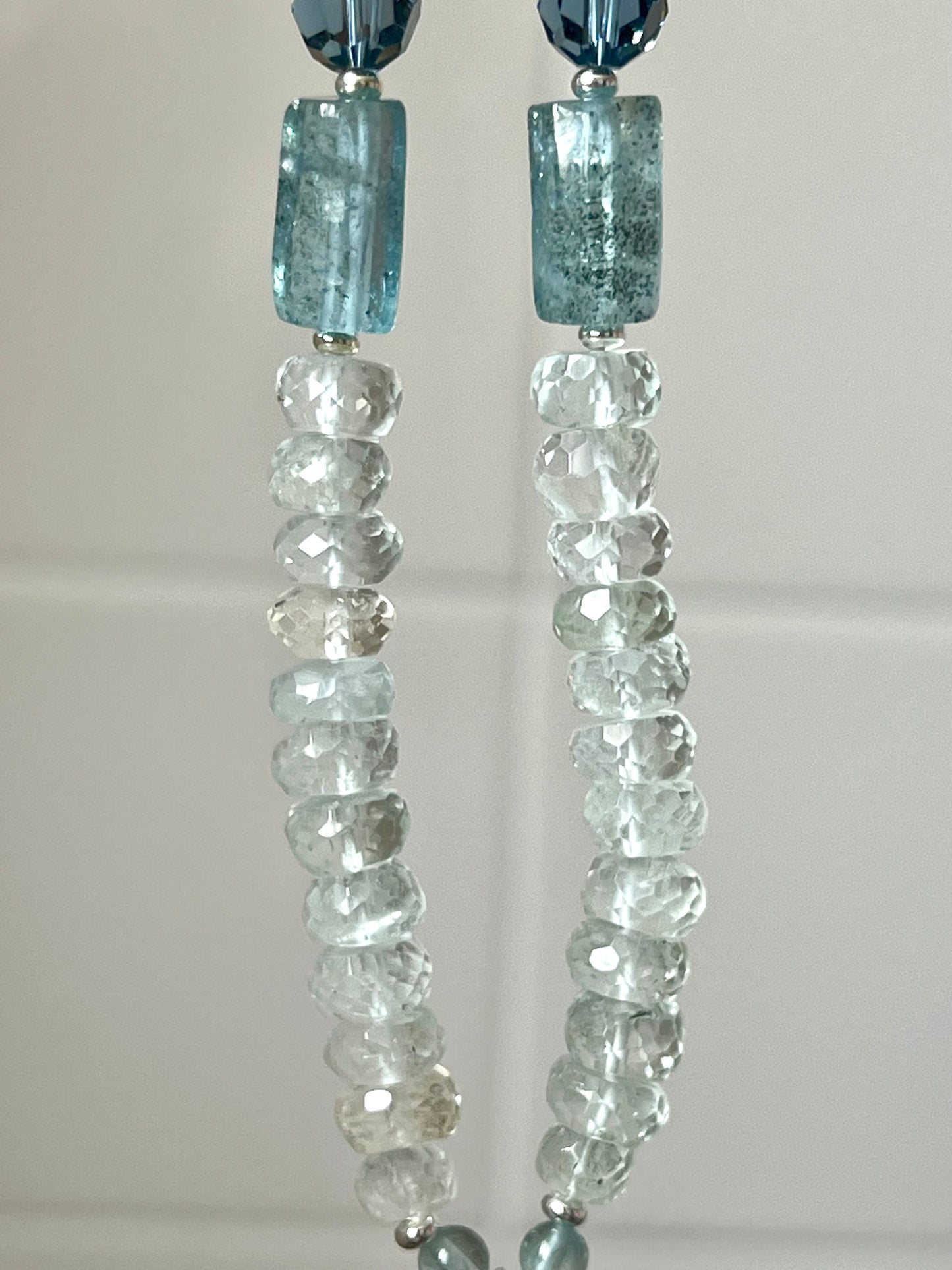 Blue Rose Priestess Mala