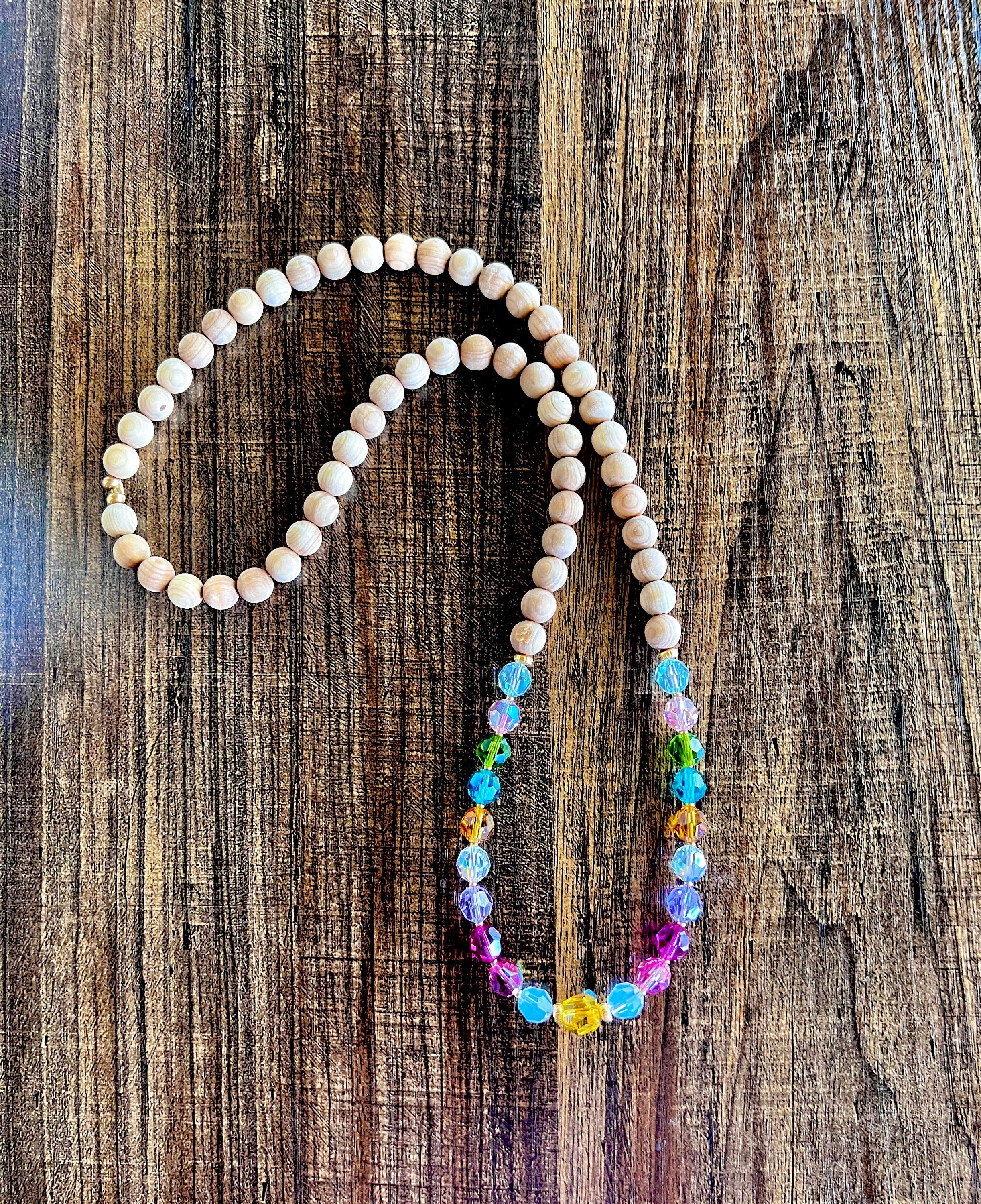 Rainbow Dragon Sandalwood Mala