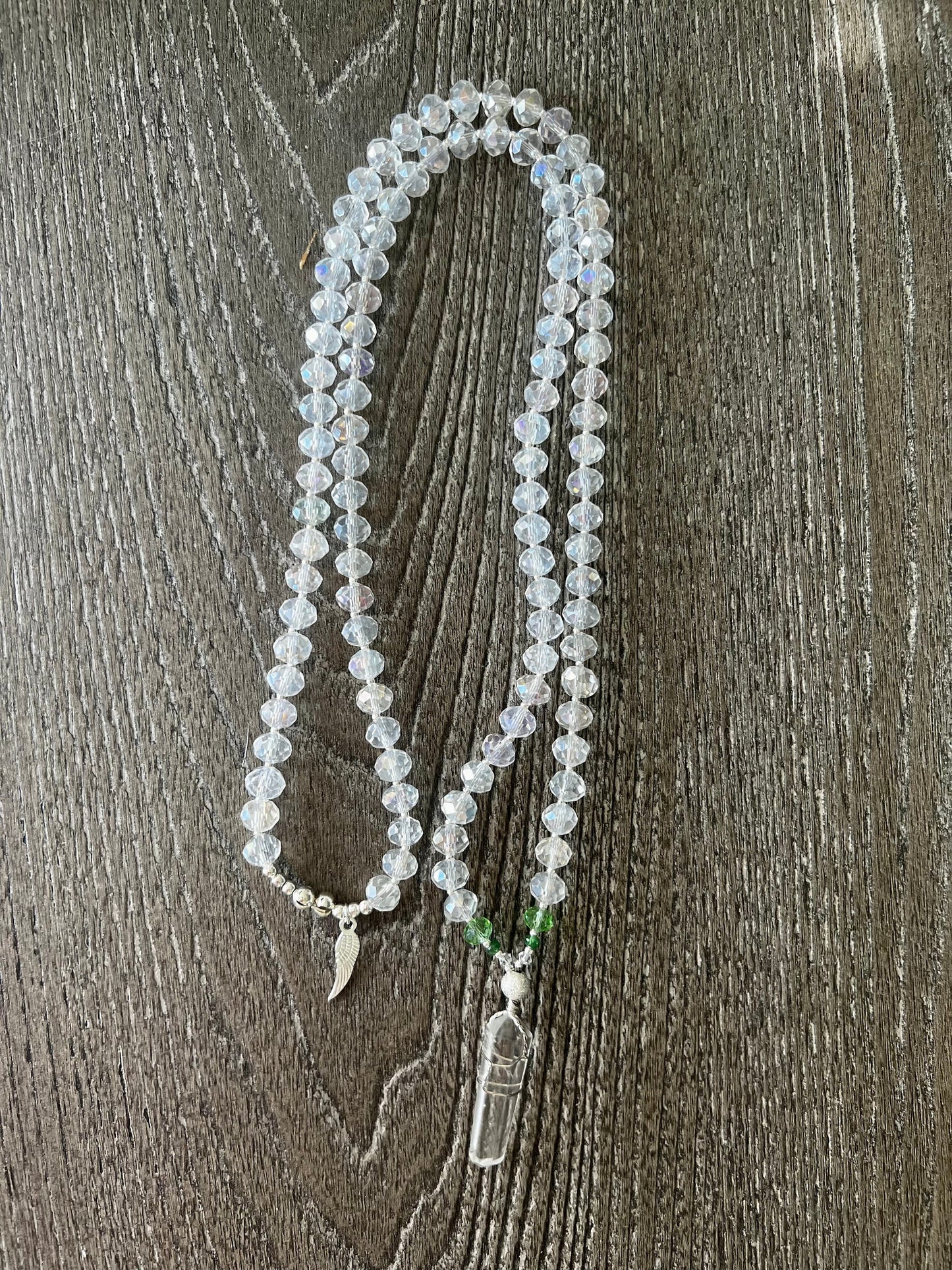 Archangel Raphael Healing Crystal Necklace