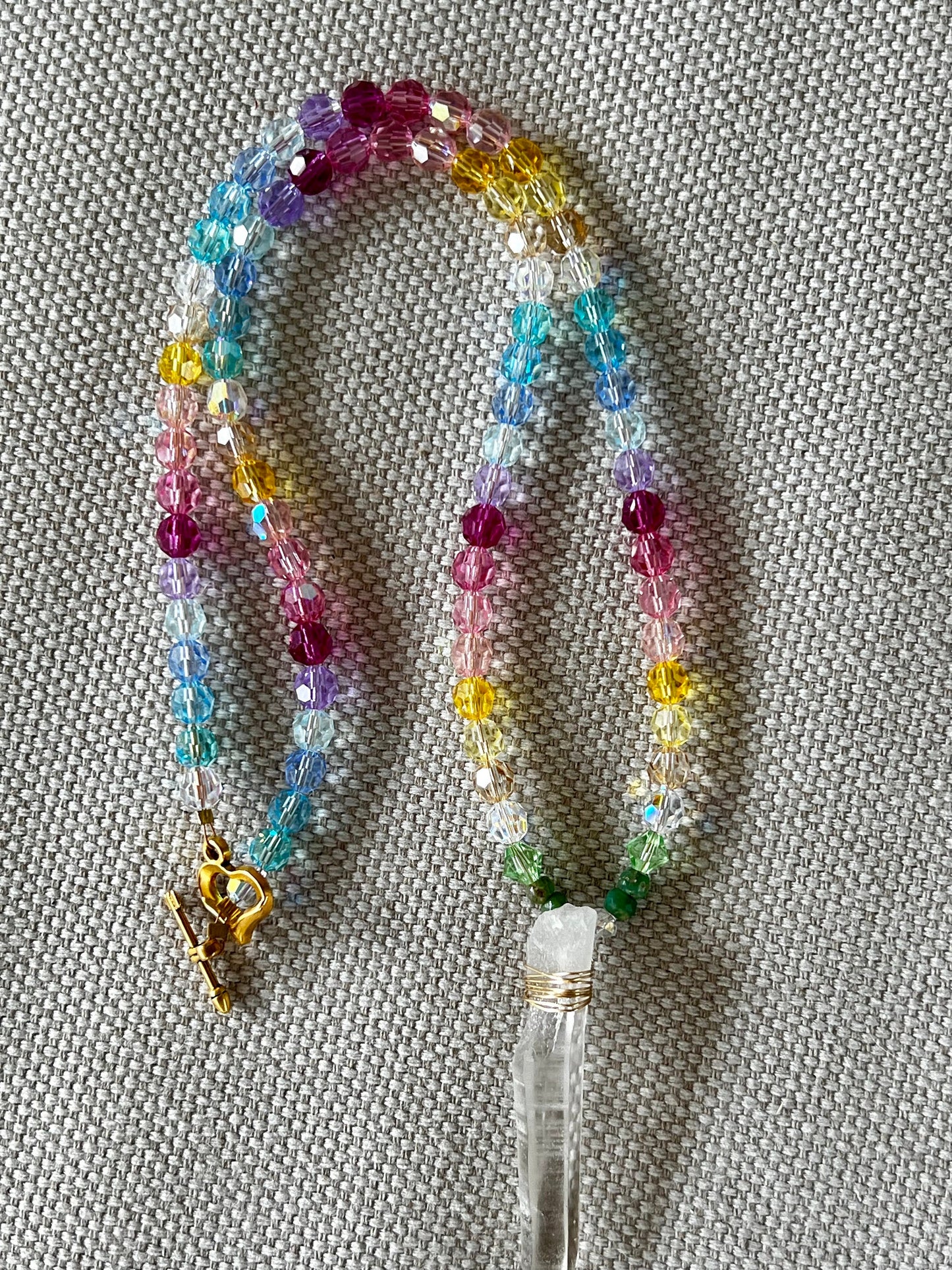 Dragon Rainbow Crystal Mala