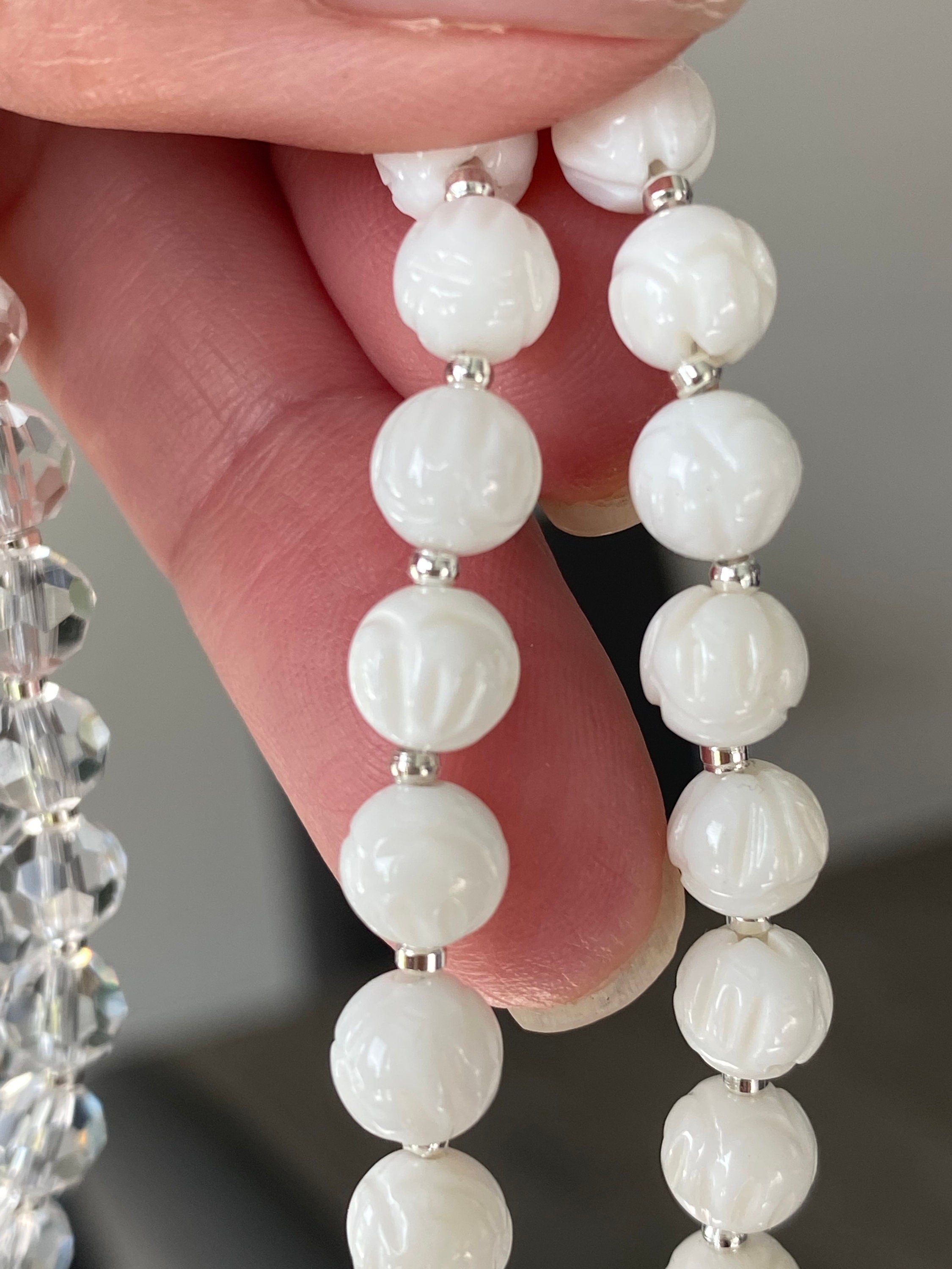 The White Flame Mala