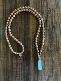 Aquamarine Arc Mala