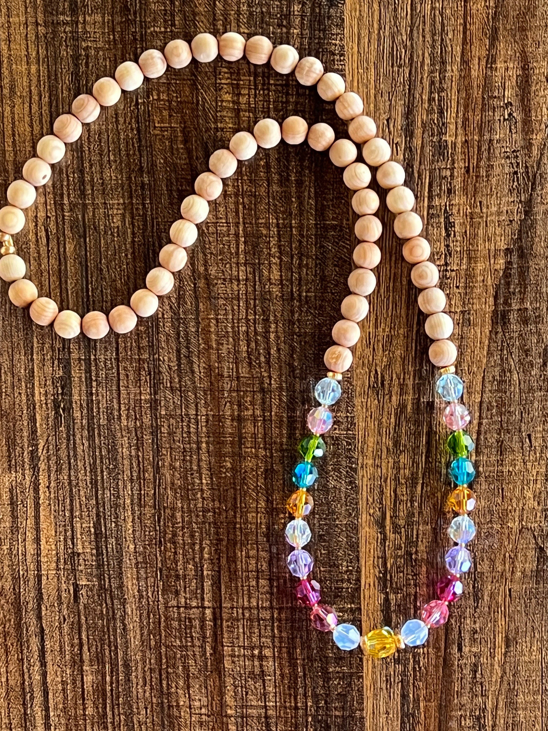 Rainbow Dragon Sandalwood Mala